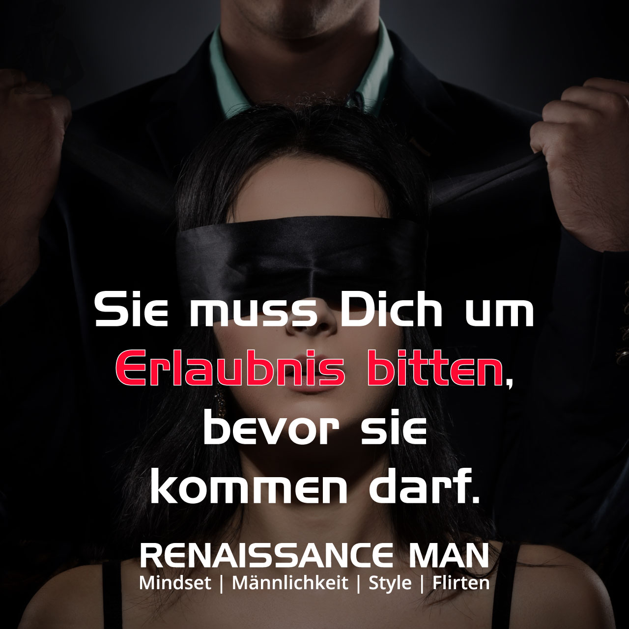 BDSM: Sie muss Dich um Erlaubnis bitten, bevor sie kommen darf.